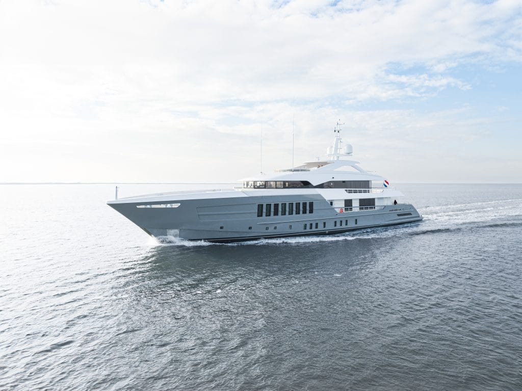 The 55.00-metres long motor yacht Reliance.