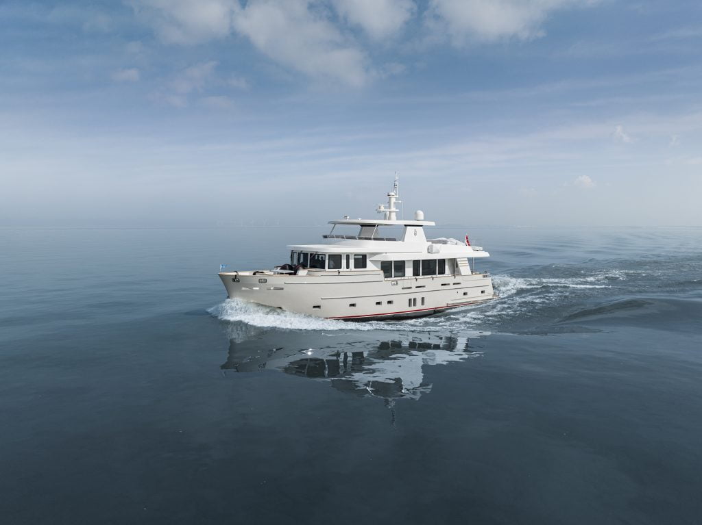 The 23.56-metres long motor yacht Felis.