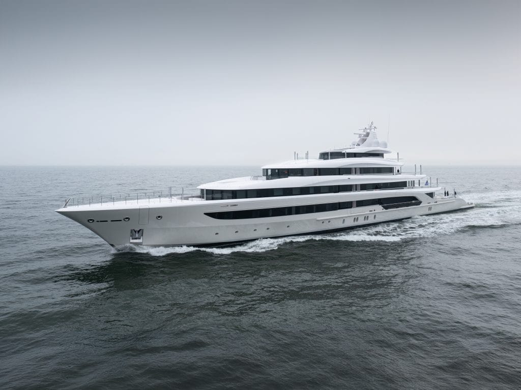 The 105.0-metres long motor yacht H3.