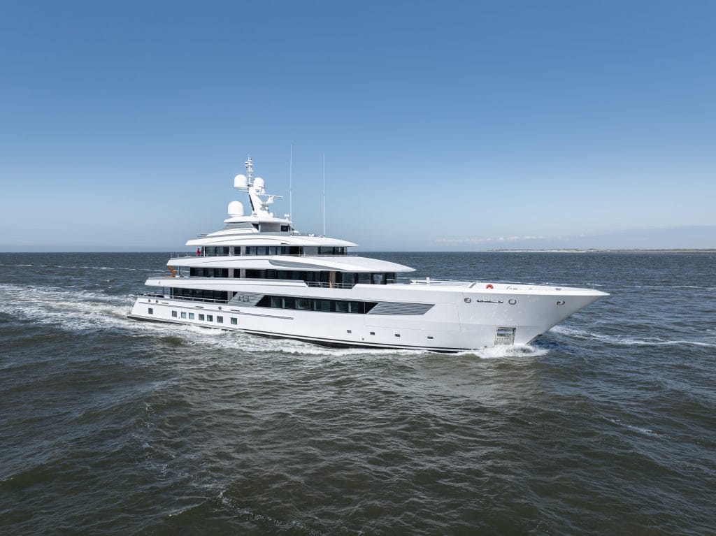 The 61.00-metres long motor yacht Asia.