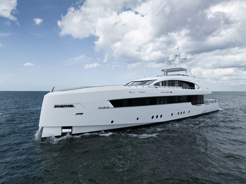 The 45.20-metres long motor yacht Milele.