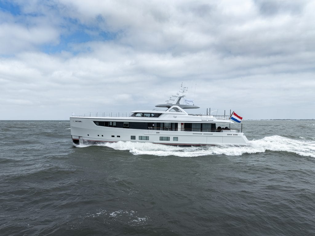The 36.00-metres long motor yacht Q43.