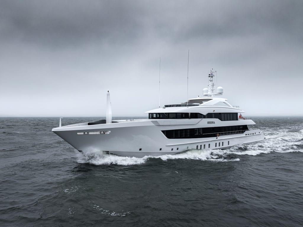 The 55.0-metres long motor yacht Serena.