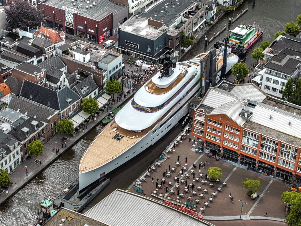 The 100.00-metres long motor yacht Project 824.